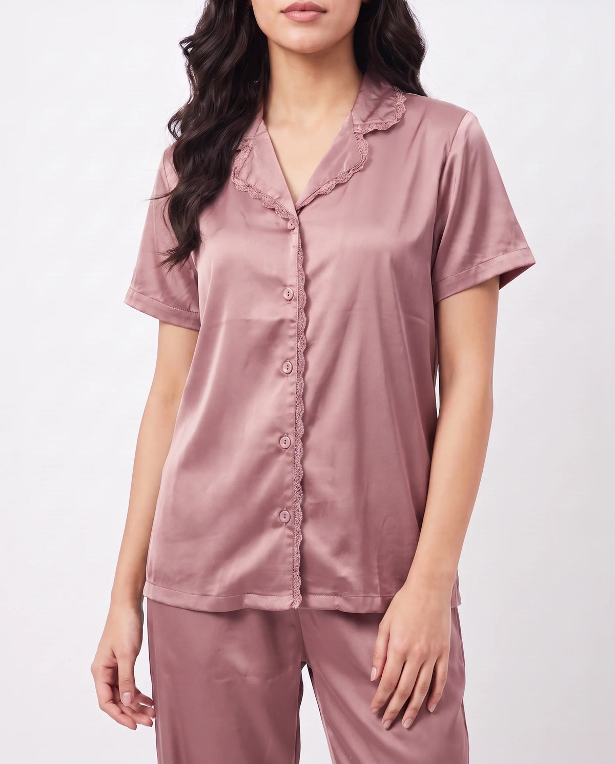 Silk PJ Set - Rosia - Champagne