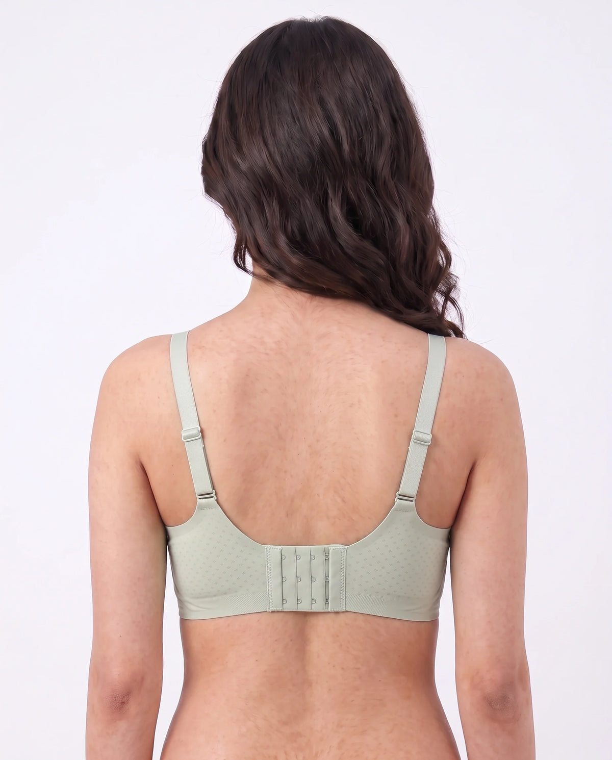 Seamless Padded Bra - Oziva Olive Green