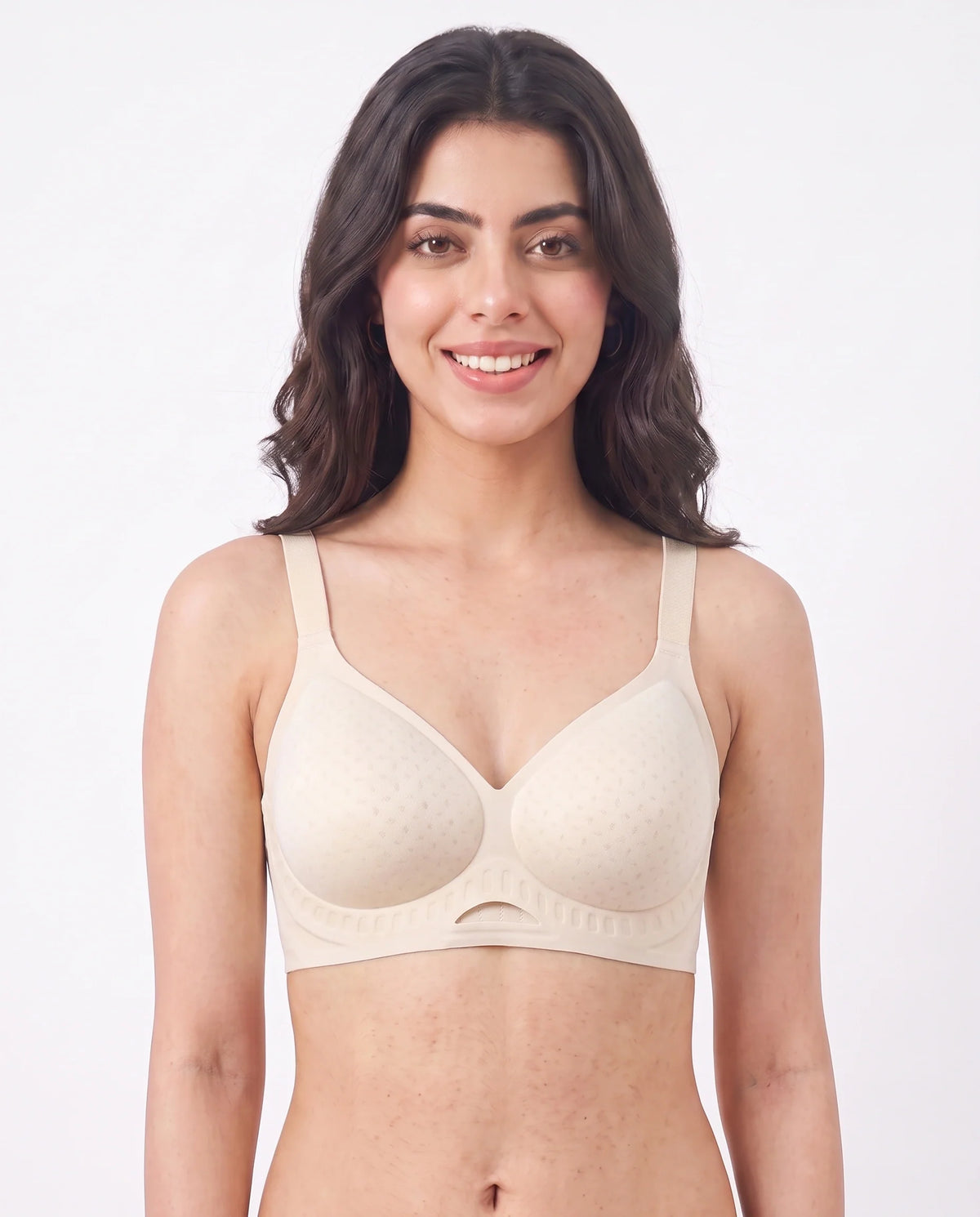 Seamless Padded Bra - Oziva Off White