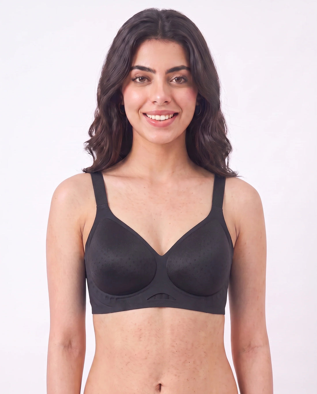 Seamless Padded Bra - Oziva Black