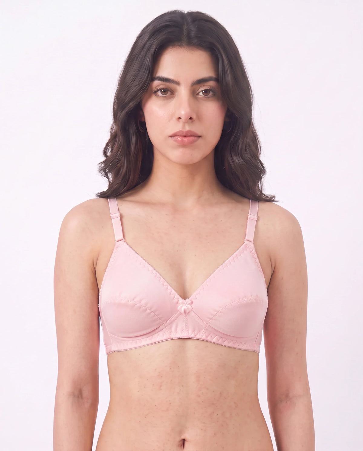 Padded Luxe Single Padded Wireless Bra Pink