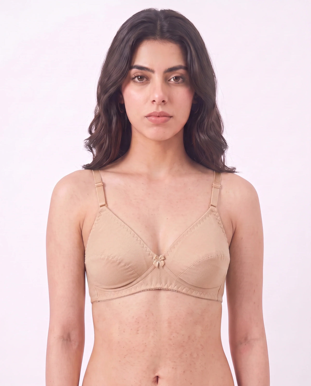 Padded Luxe Single Padded Wireless Bra - Skin