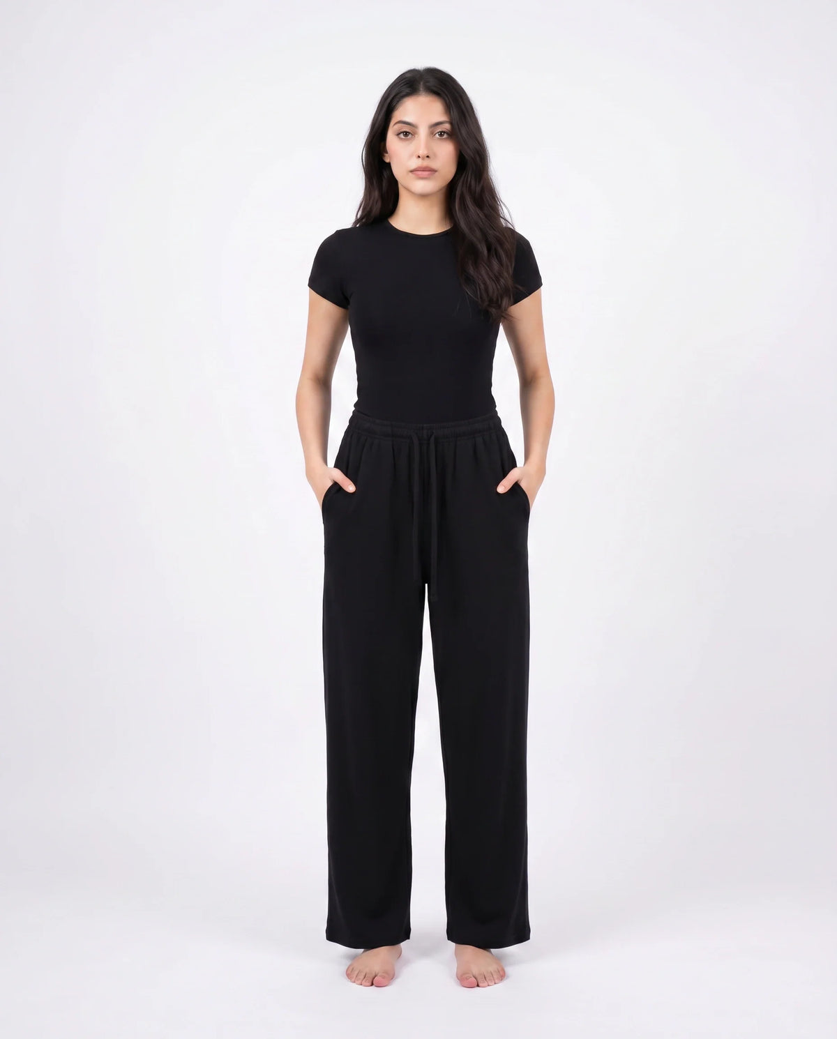 Pack of 2 Trousers - Comfy Sleep - Black & Purple