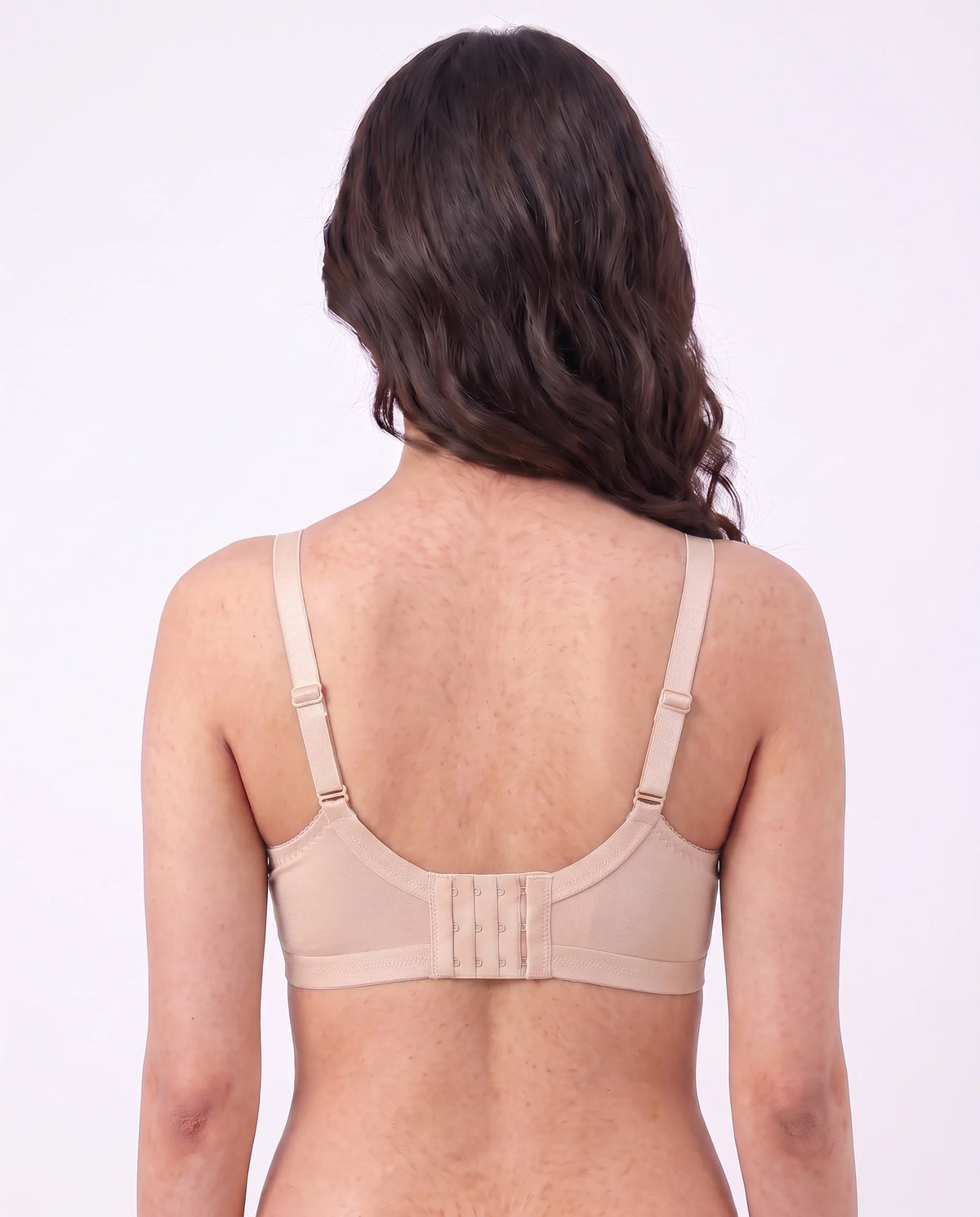 Embroidered Weave Non Padded Wireless Bra Skin
