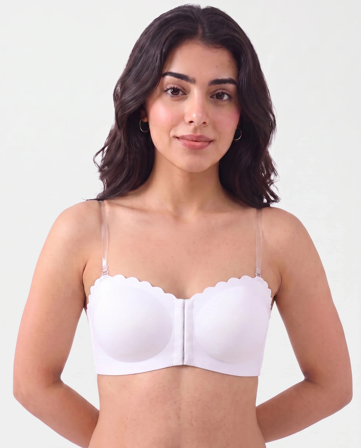 Seamless Padded Bra - Invisia - White
