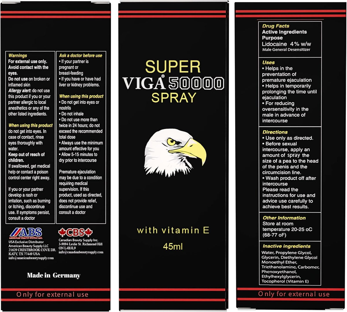 Super Viga Delay Spray for Men