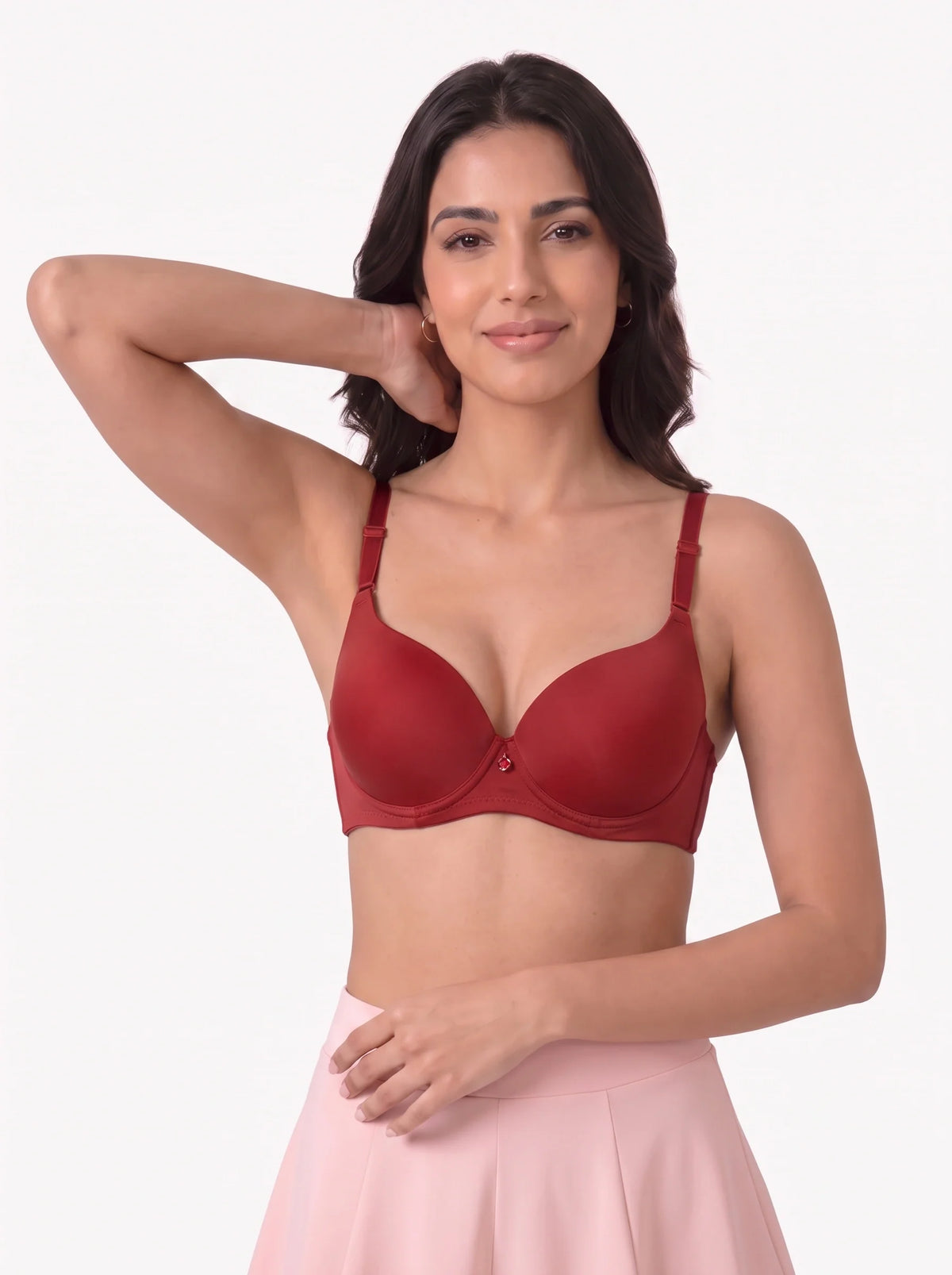 Padded Push-up Bra - Rhea - Rust